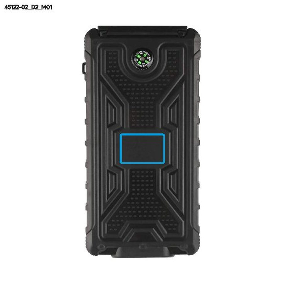 SOL — powerbank 10000 mAh: Print area front · Doming