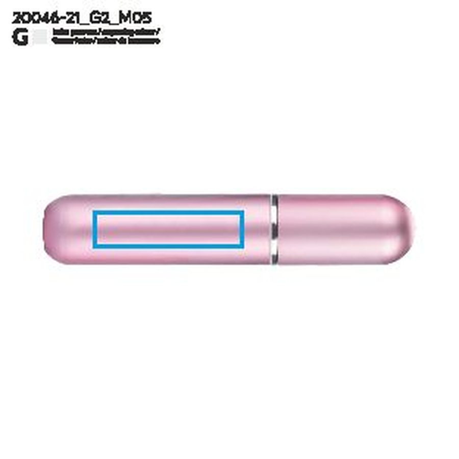 LIMA – mini-flacon de parfum 5 ml: Zone de marquage bottom · Gravure laser