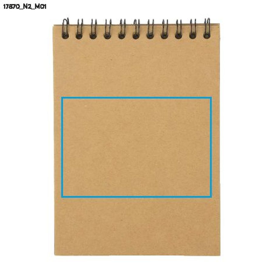 GRAFI – carnet à gratter: Zone de marquage avant · Tampographie