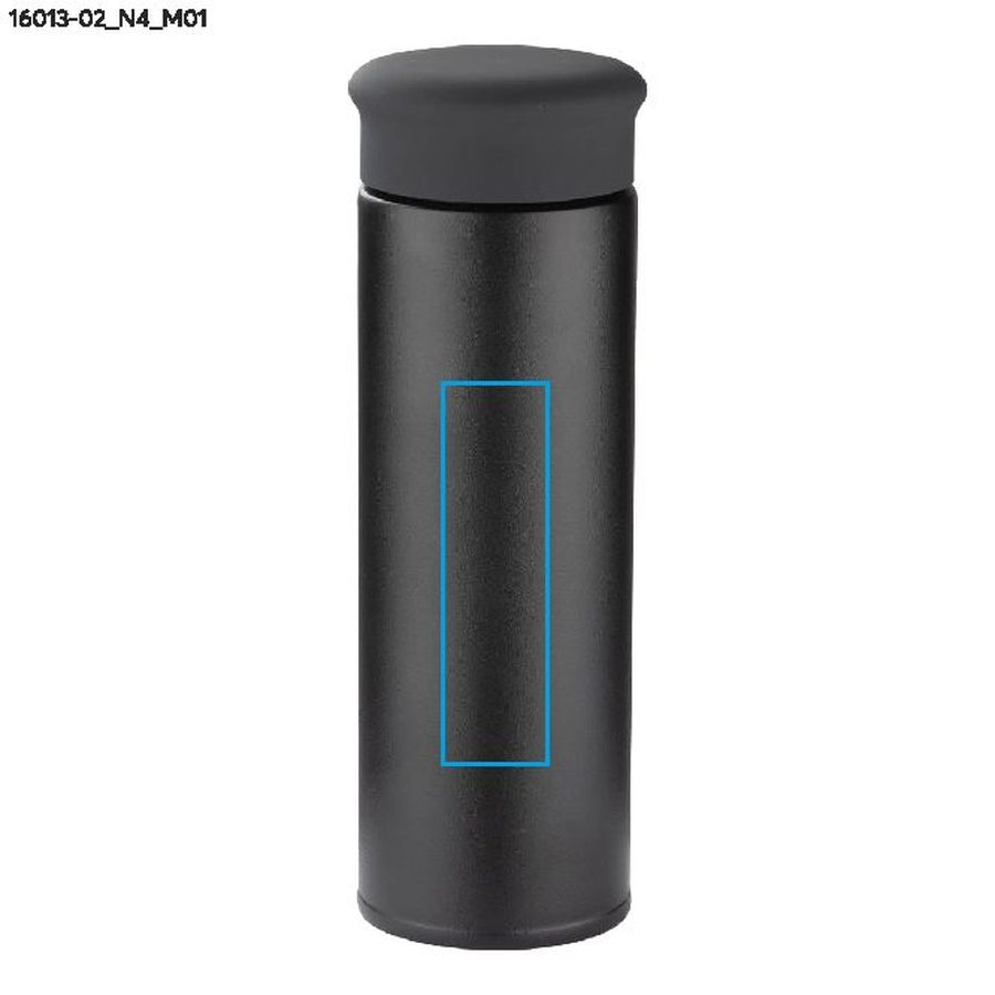 MACHO – bouteille isotherme 450 ml: Zone de marquage avant · Tampographie