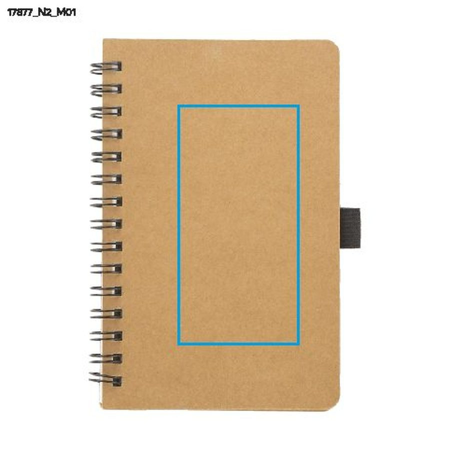 BATO – carnet A6: Zone de marquage avant · Tampographie