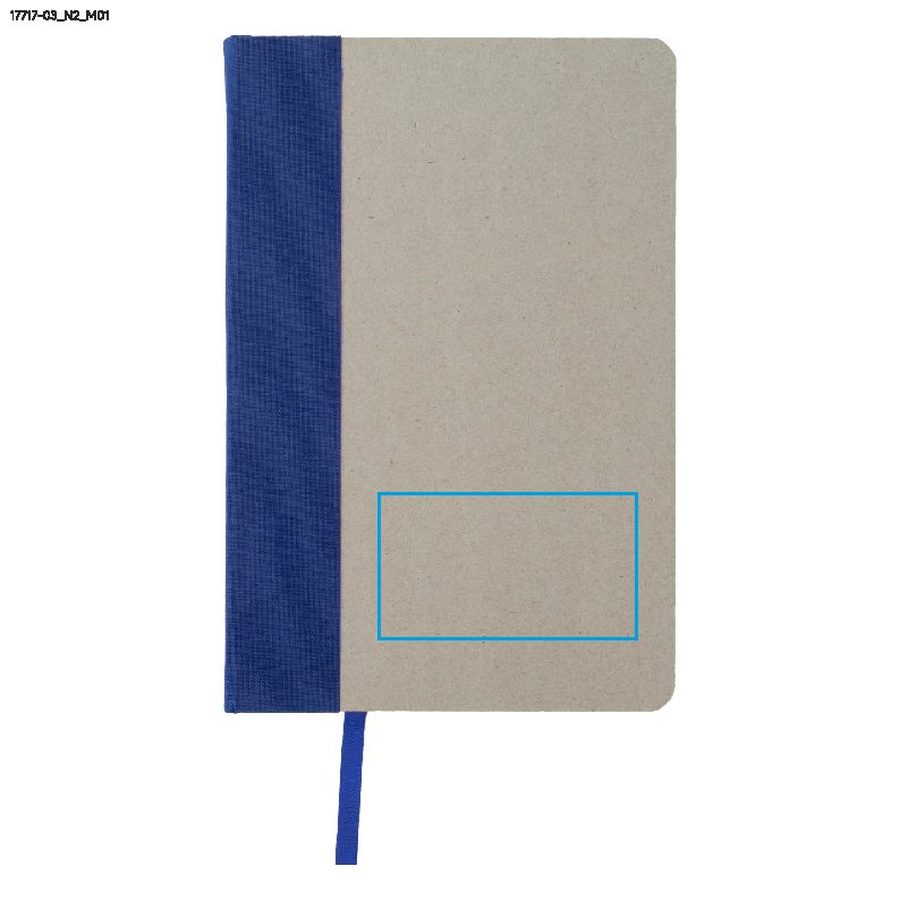 KLAPP – carnet A5: Zone de marquage avant · Tampographie