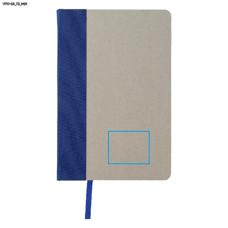 KLAPP – carnet A5: Zone de marquage avant · Marquage en creux