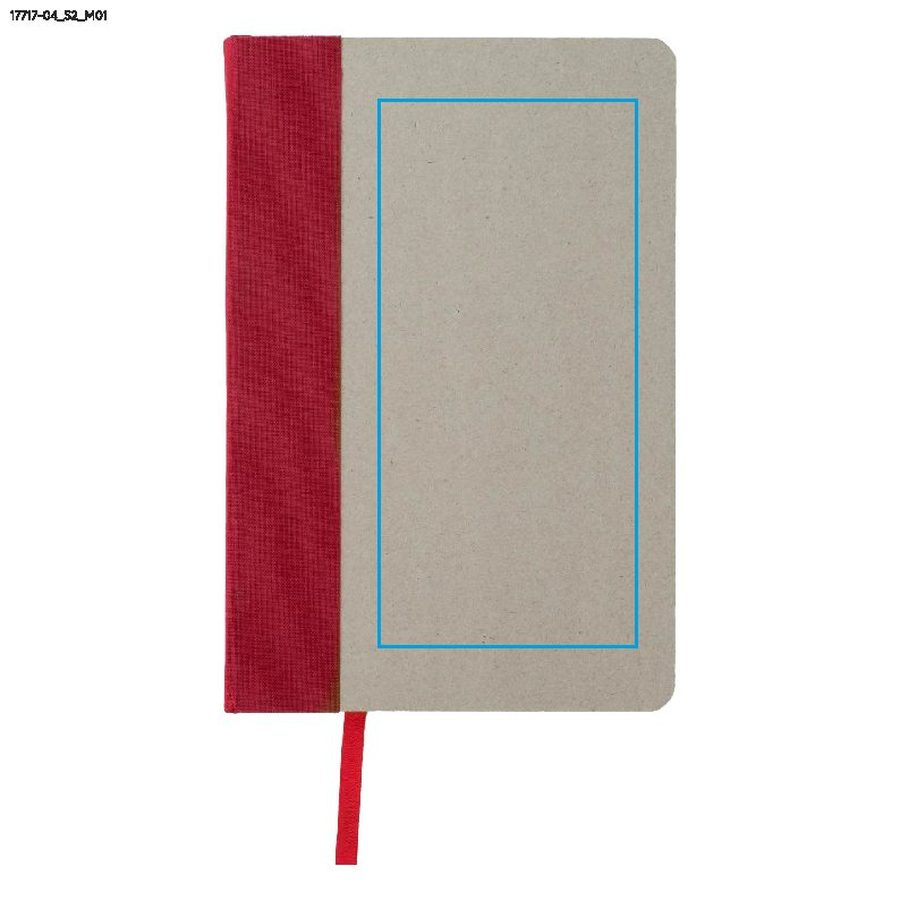 KLAPP – carnet A5: Zone de marquage avant · Sérigraphie