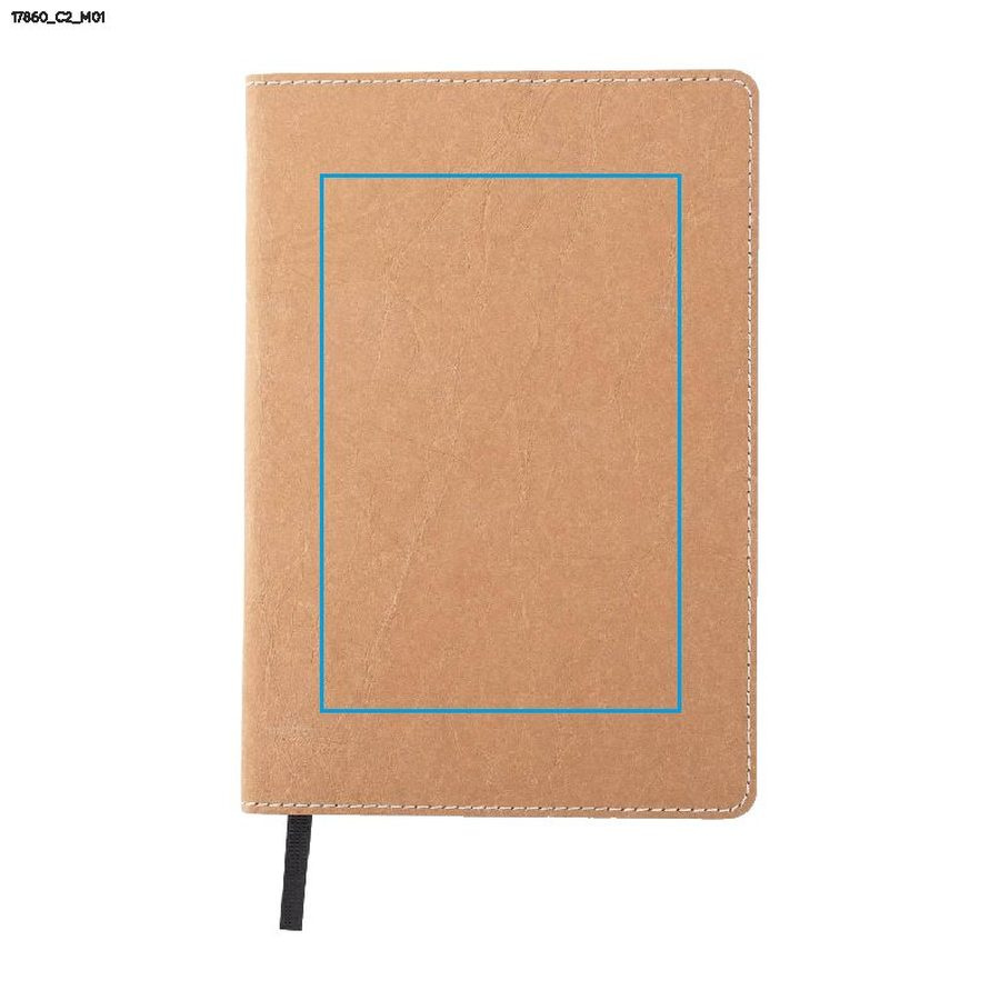 ELIN – carnet A5: Zone de marquage avant · DTF