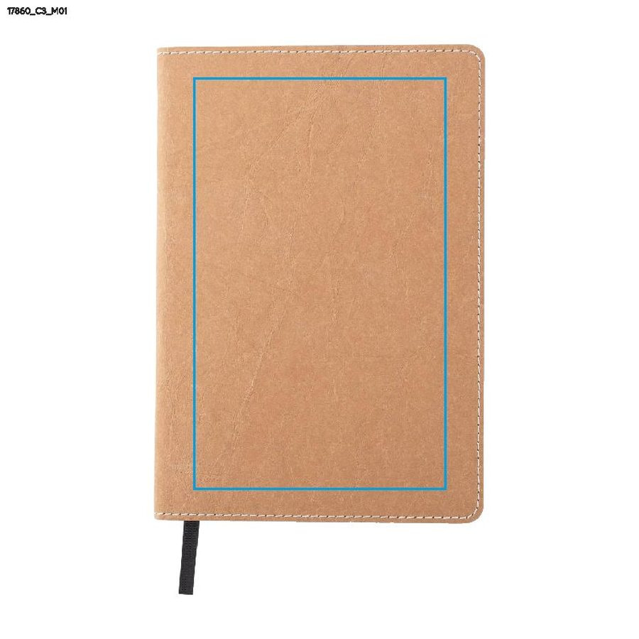 ELIN – carnet A5: Zone de marquage avant · DTF