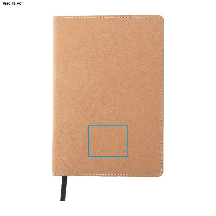 ELIN – carnet A5: Zone de marquage avant · Marquage en creux