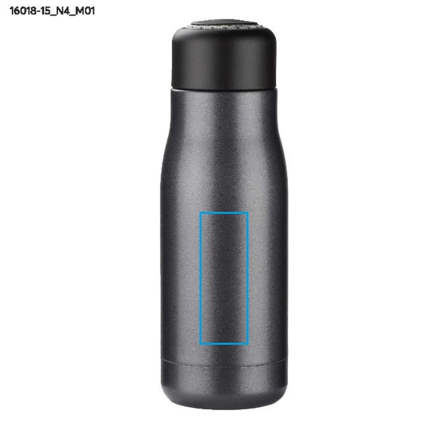 ROSA – bouteille isotherme de voyage 350 ml: Zone de marquage avant · Tampographie