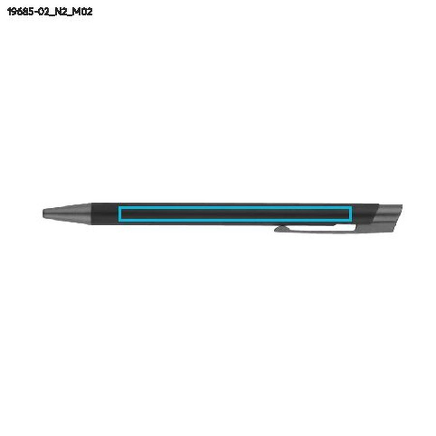 Stylo OPTIMA: Zone de marquage arrière · Tampographie