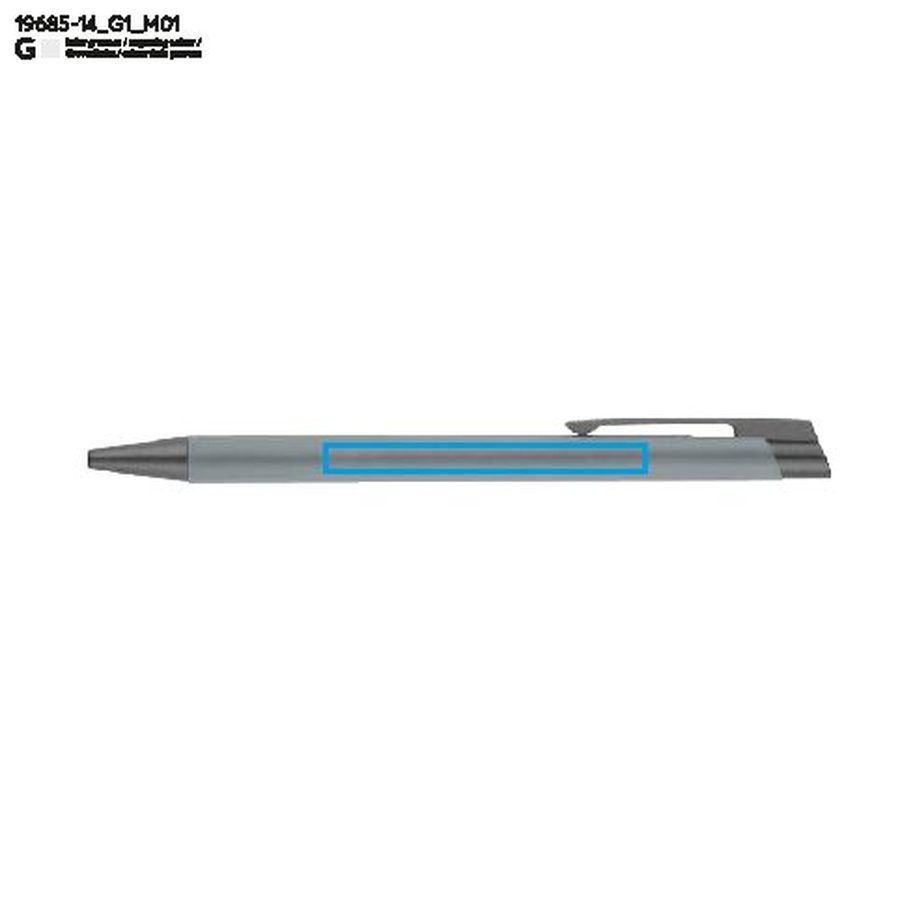 Stylo OPTIMA: Zone de marquage avant · Gravure laser