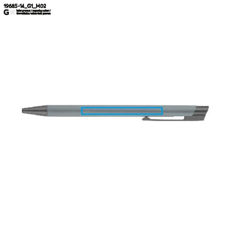 Stylo OPTIMA: Zone de marquage arrière · Gravure laser