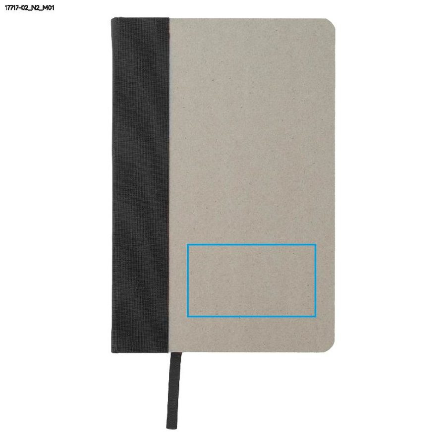 KLAPP – carnet A5: Zone de marquage avant · Tampographie