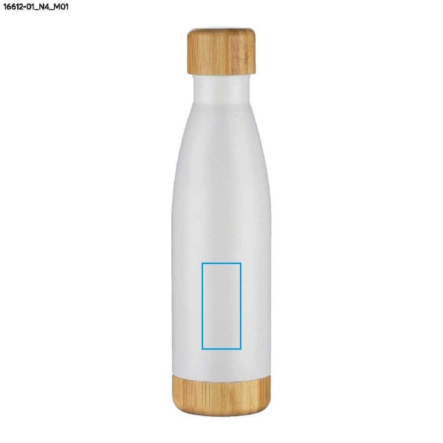 TILLI – bouteille isotherme 500 ml: Zone de marquage avant · Tampographie