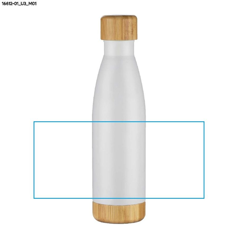TILLI – bouteille isotherme 500 ml: Zone de marquage avant · Impression UV