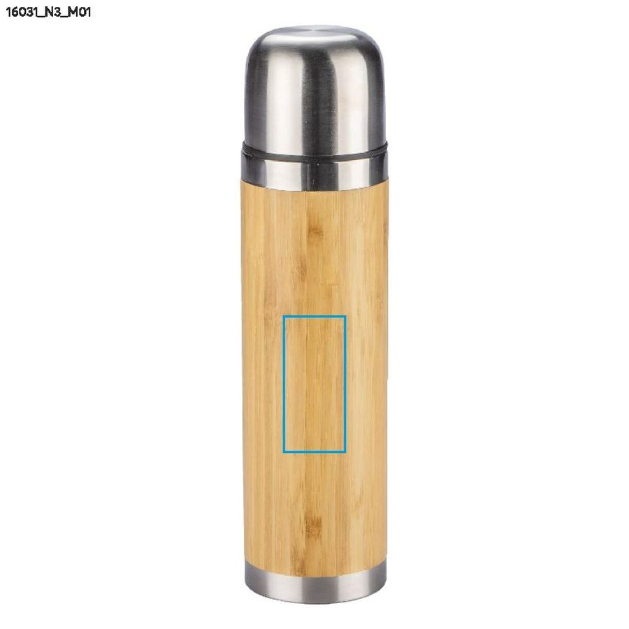 BAMBI – bouteille isotherme 500 ml: Zone de marquage avant · Tampographie