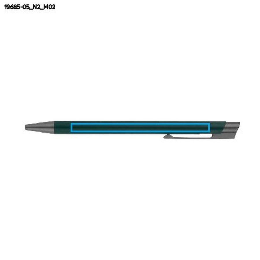 Stylo OPTIMA: Zone de marquage arrière · Tampographie