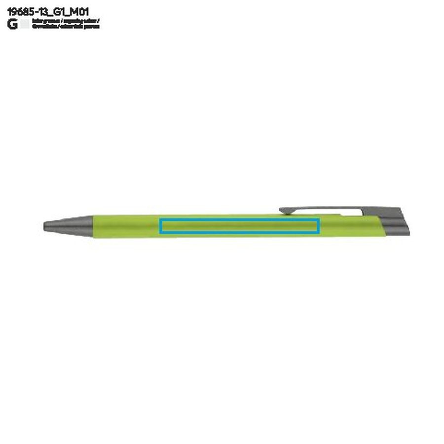 Stylo OPTIMA: Zone de marquage avant · Gravure laser