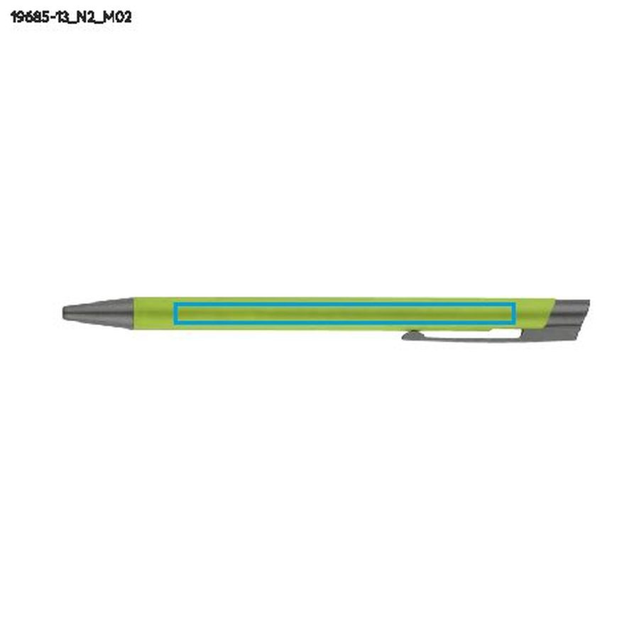 Stylo OPTIMA: Zone de marquage arrière · Tampographie