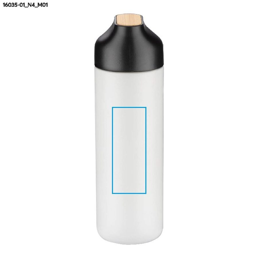 ELSA – bouteille isotherme 600 ml: Zone de marquage avant · Tampographie
