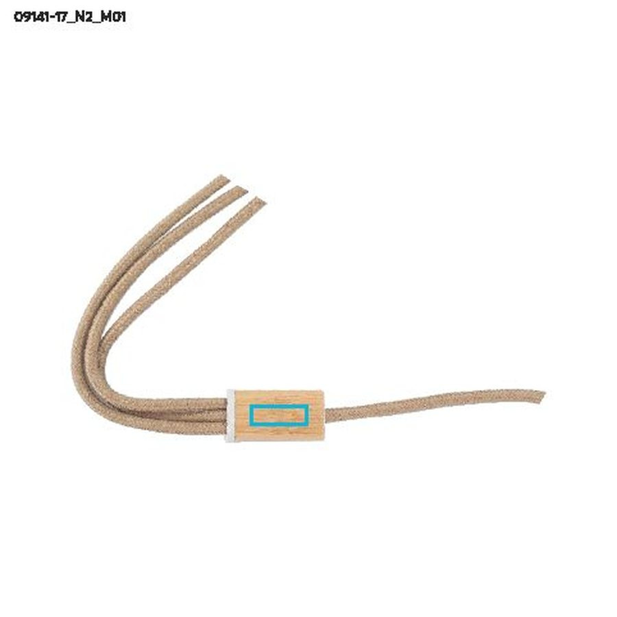 FLAX – câble USB 3 en 1: Zone de marquage avant · Tampographie