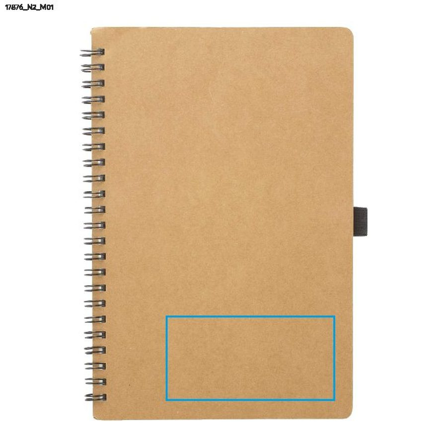 ILIT – carnet A5: Zone de marquage avant · Tampographie