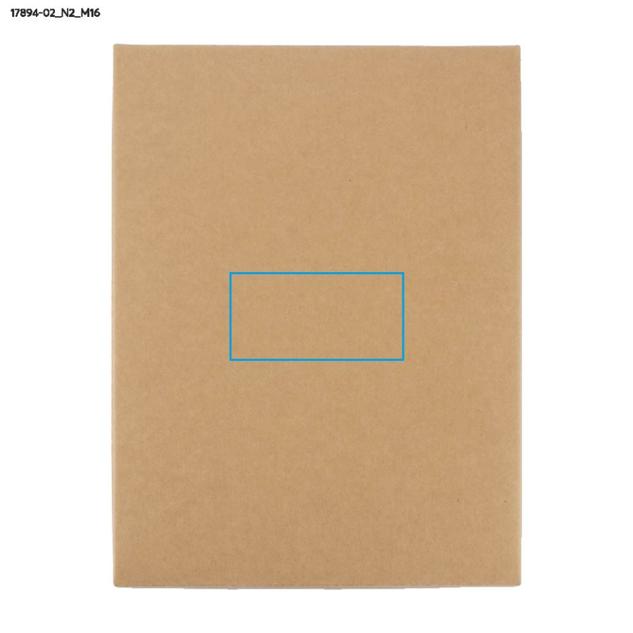 IDELO – carnet B5: Zone de marquage box · Tampographie