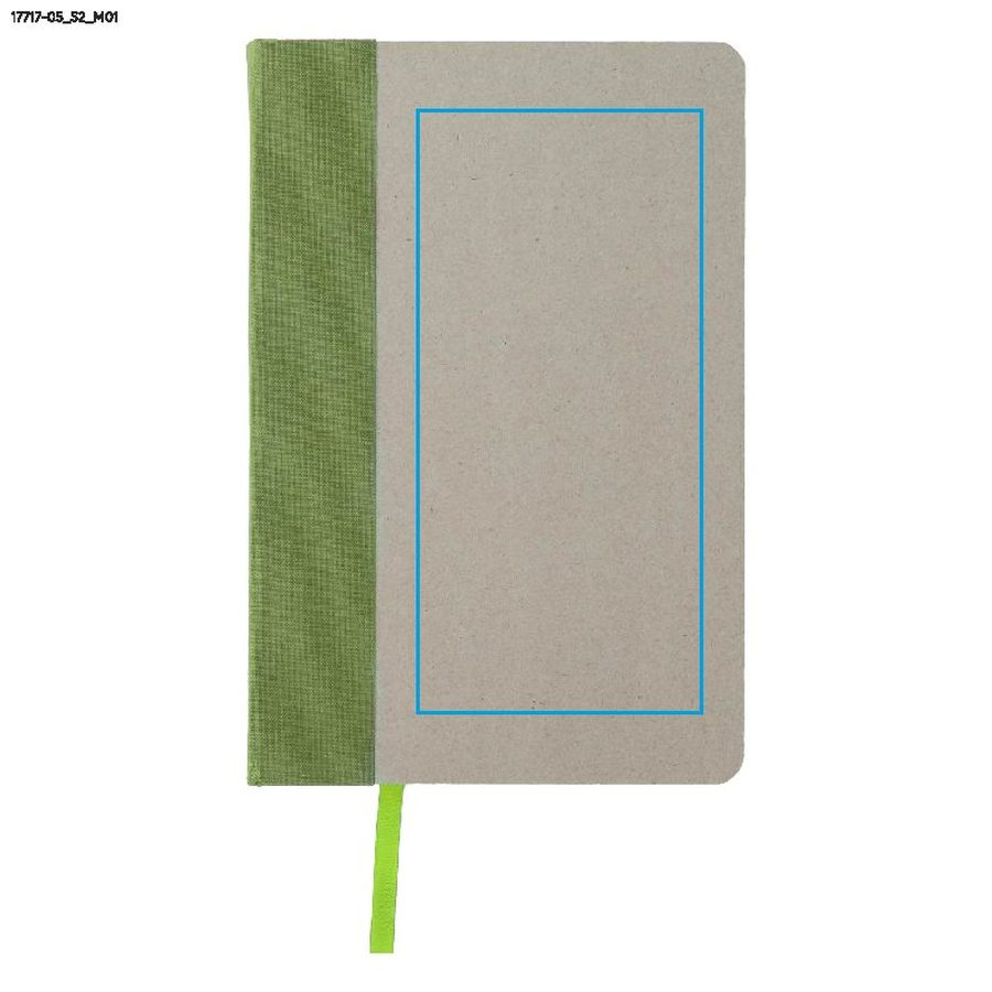 KLAPP – carnet A5: Zone de marquage avant · Sérigraphie