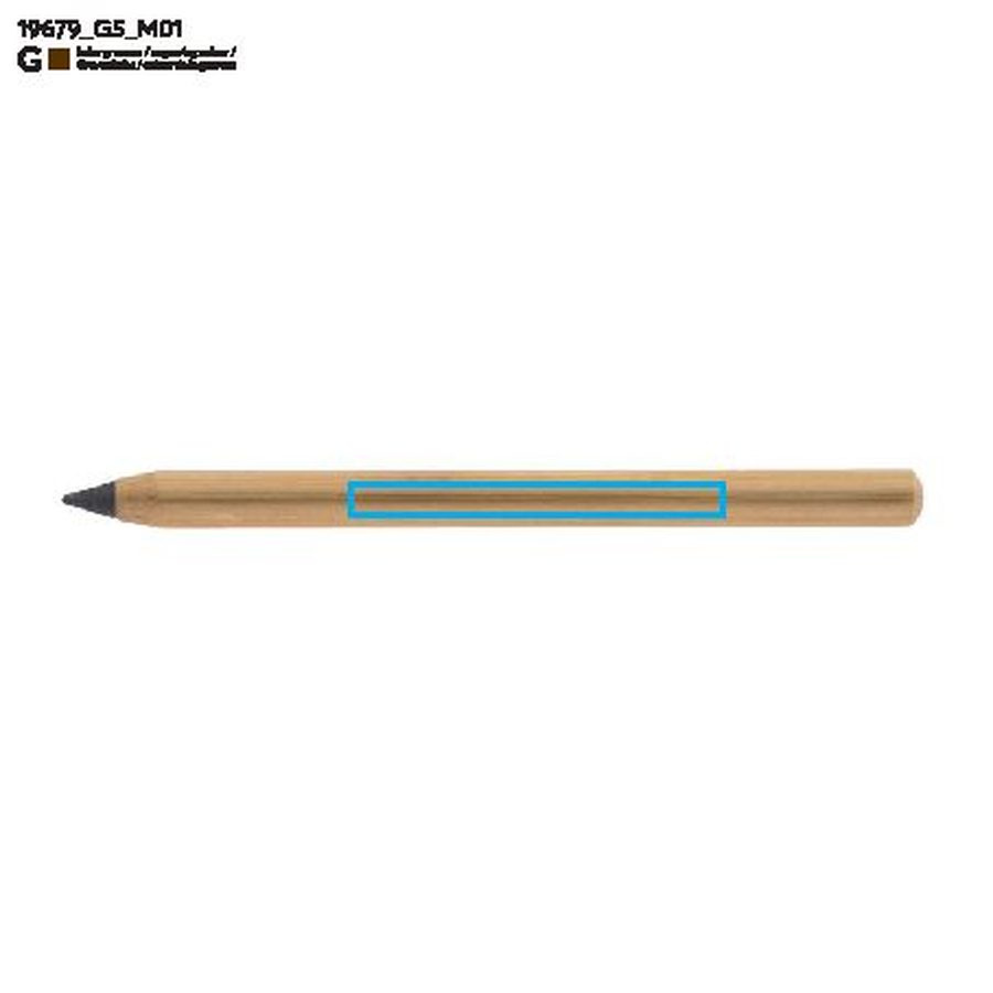 Crayon EON: Zone de marquage avant · Gravure laser