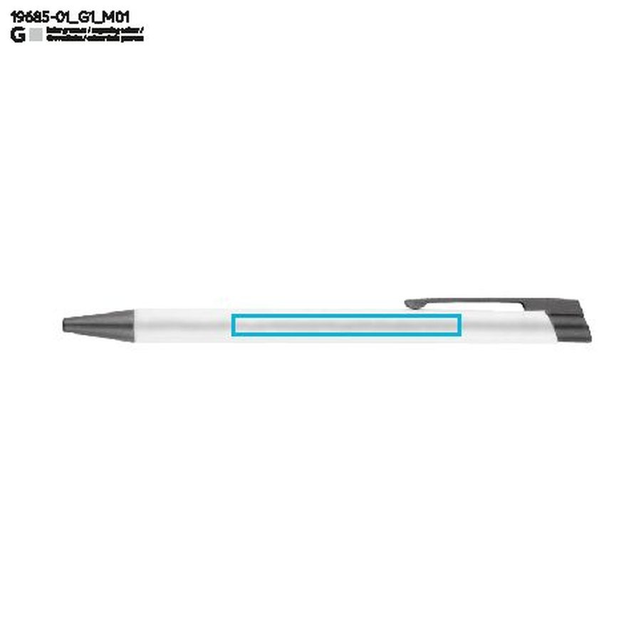 Stylo OPTIMA: Zone de marquage avant · Gravure laser