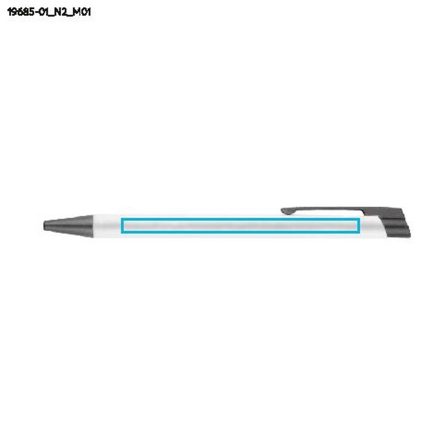 Stylo OPTIMA: Zone de marquage avant · Tampographie