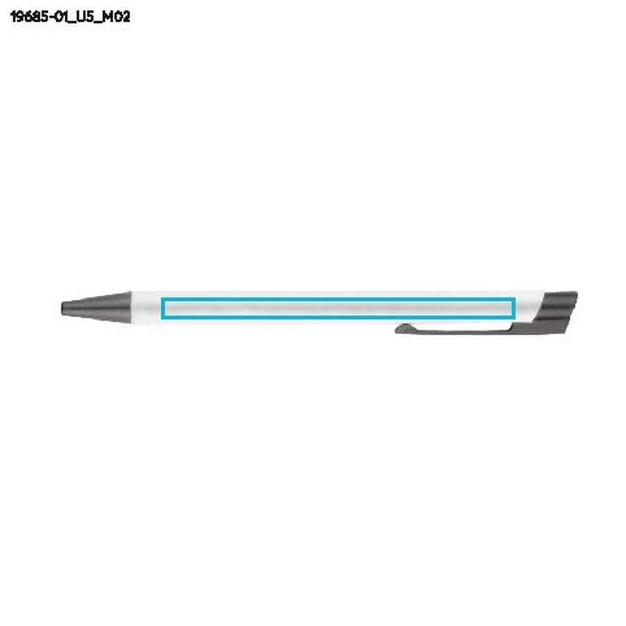 Stylo OPTIMA: Zone de marquage arrière · Impression UV