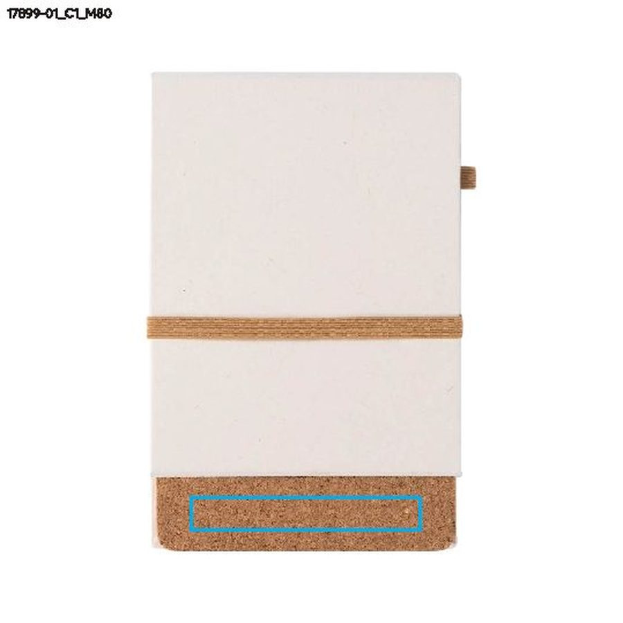 MILKI – carnet A6: Zone de marquage cork · DTF