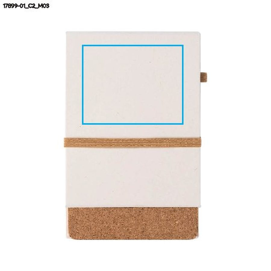MILKI – carnet A6: Zone de marquage top · DTF