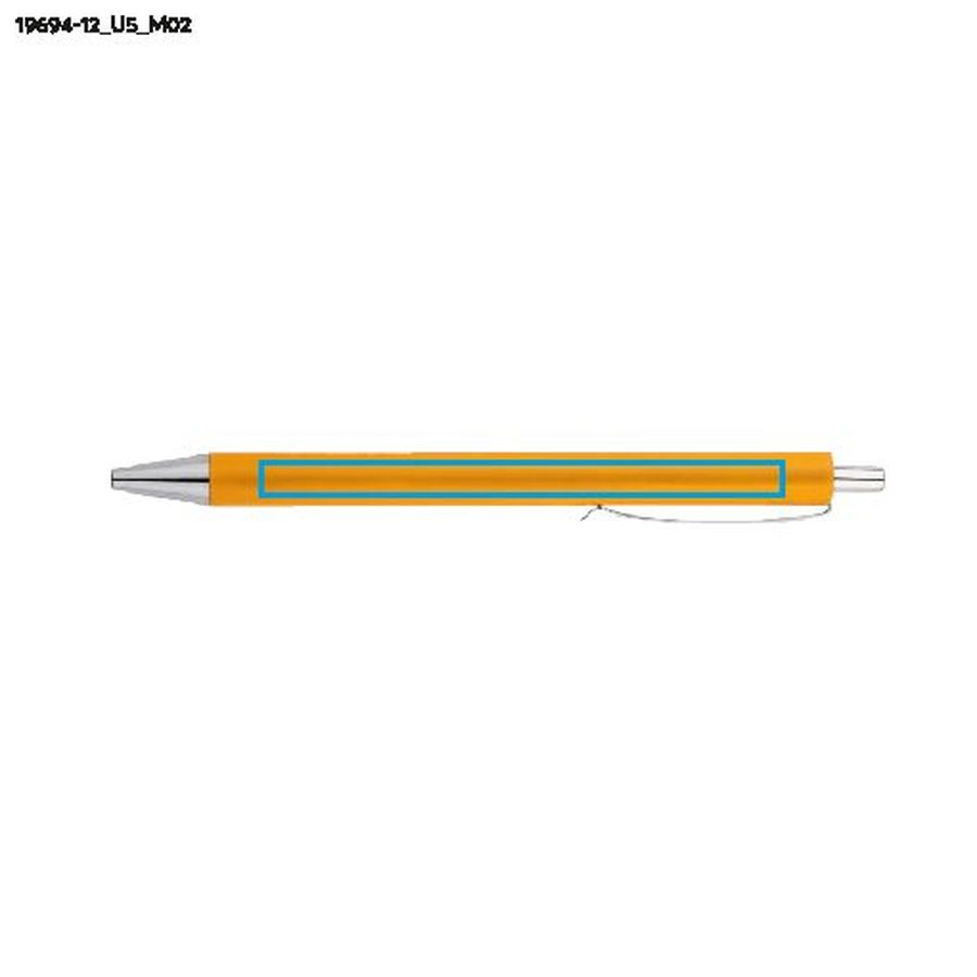 Stylo à bille NOVI: Zone de marquage arrière · Impression UV