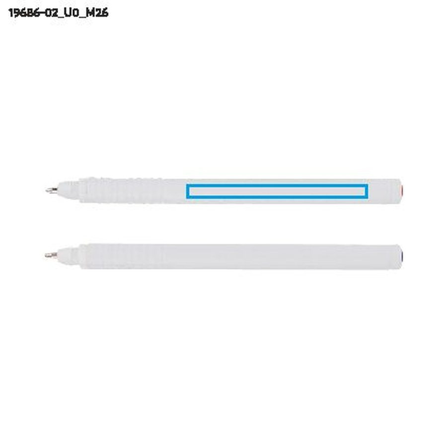 HOP – parure d’écriture: Zone de marquage du stylo, Face arrière · Impression UV