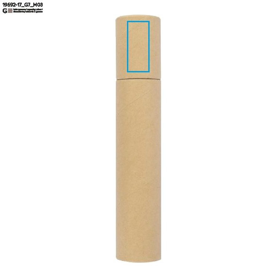 ALES – trousse à crayons: Zone de marquage top · Gravure laser