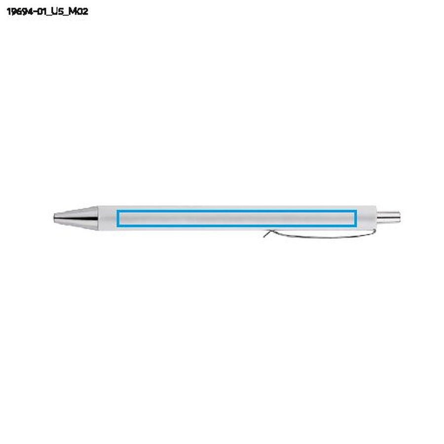Stylo à bille NOVI: Zone de marquage arrière · Impression UV