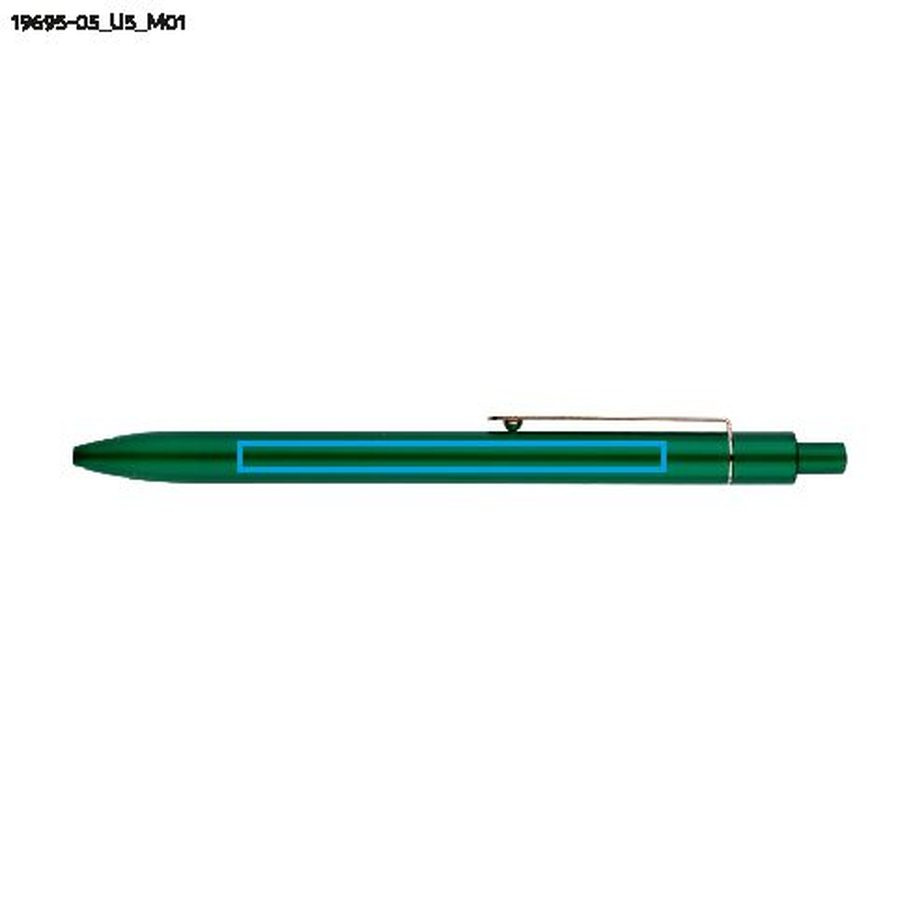 Stylo gel ELON: Zone de marquage avant · Impression UV