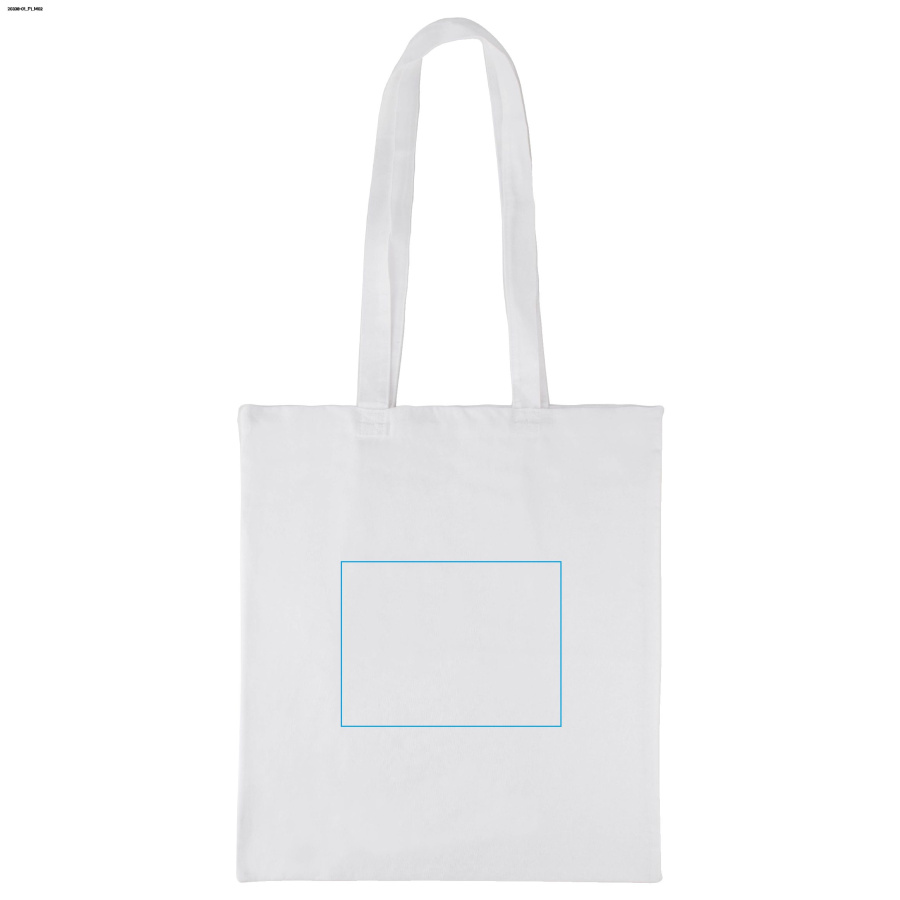 GRAIN – sac en coton 140g: Zone de marquage arrière · Transfert sérigraphique