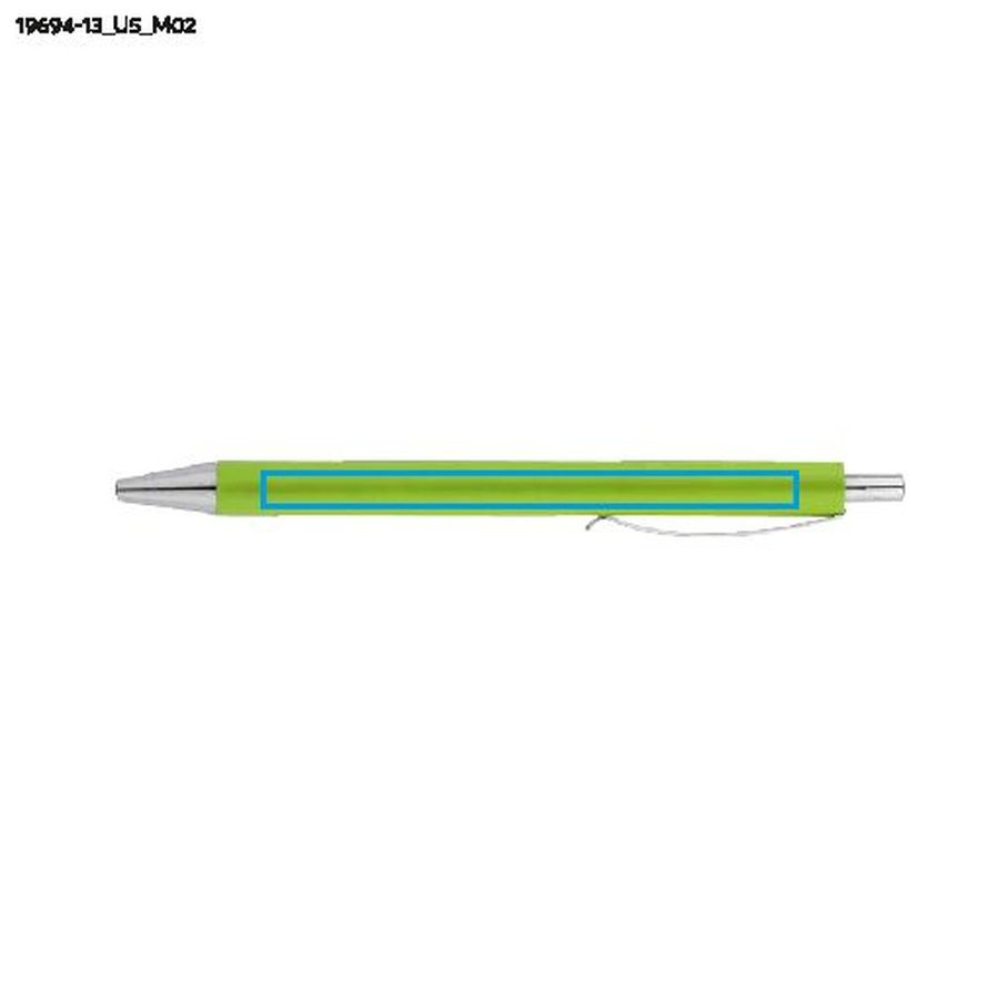 Stylo à bille NOVI: Zone de marquage arrière · Impression UV