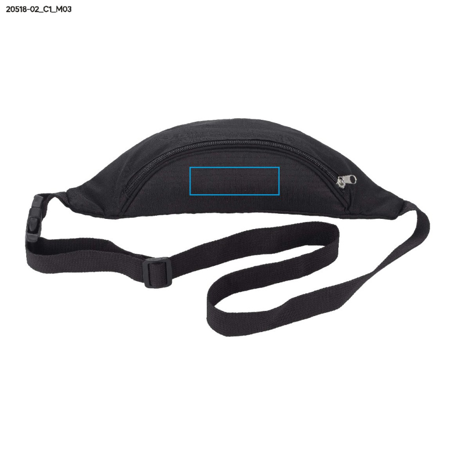 BEGI – sac banane: Zone de marquage top · DTF