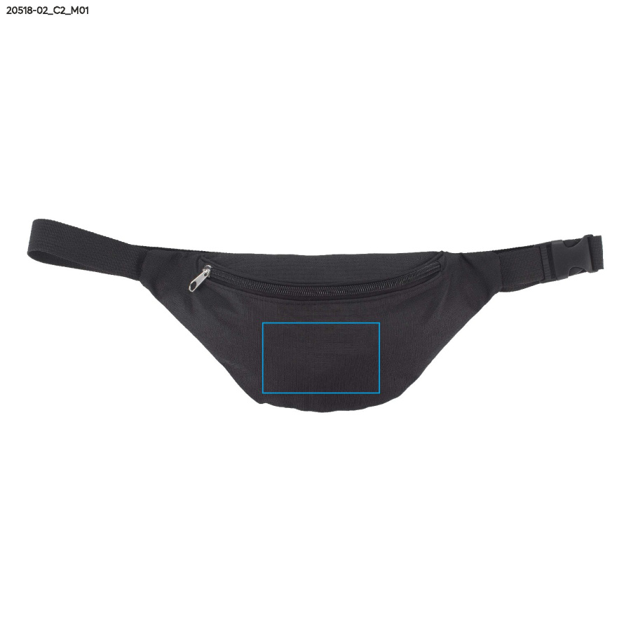 BEGI – sac banane: Zone de marquage avant · DTF