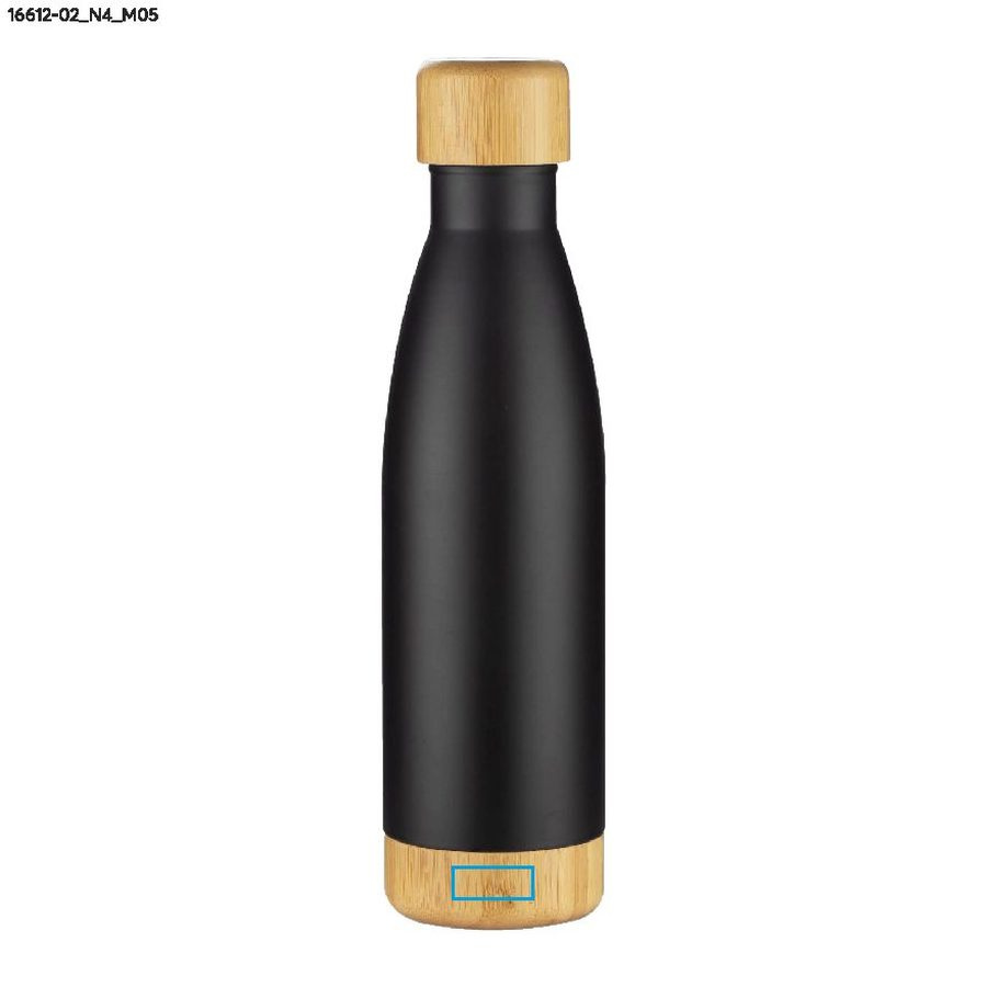 TILLI – bouteille isotherme 500 ml: Zone de marquage bottom · Tampographie
