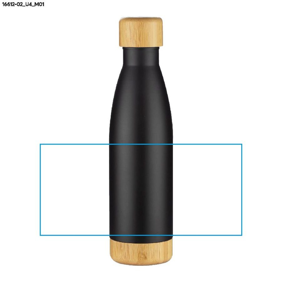 TILLI – bouteille isotherme 500 ml: Zone de marquage avant · Impression UV
