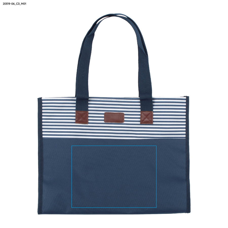 TAOS – sac de plage: Zone de marquage avant · DTF