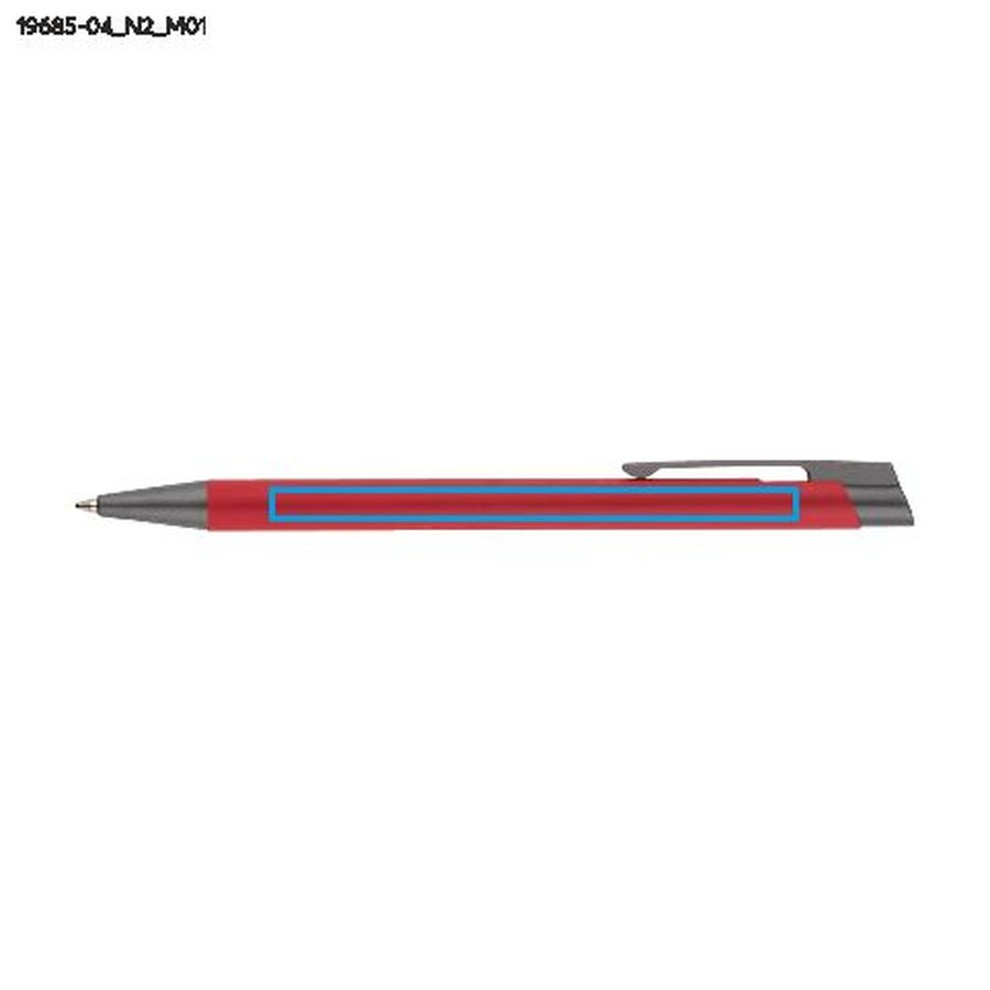 Stylo OPTIMA: Zone de marquage avant · Tampographie
