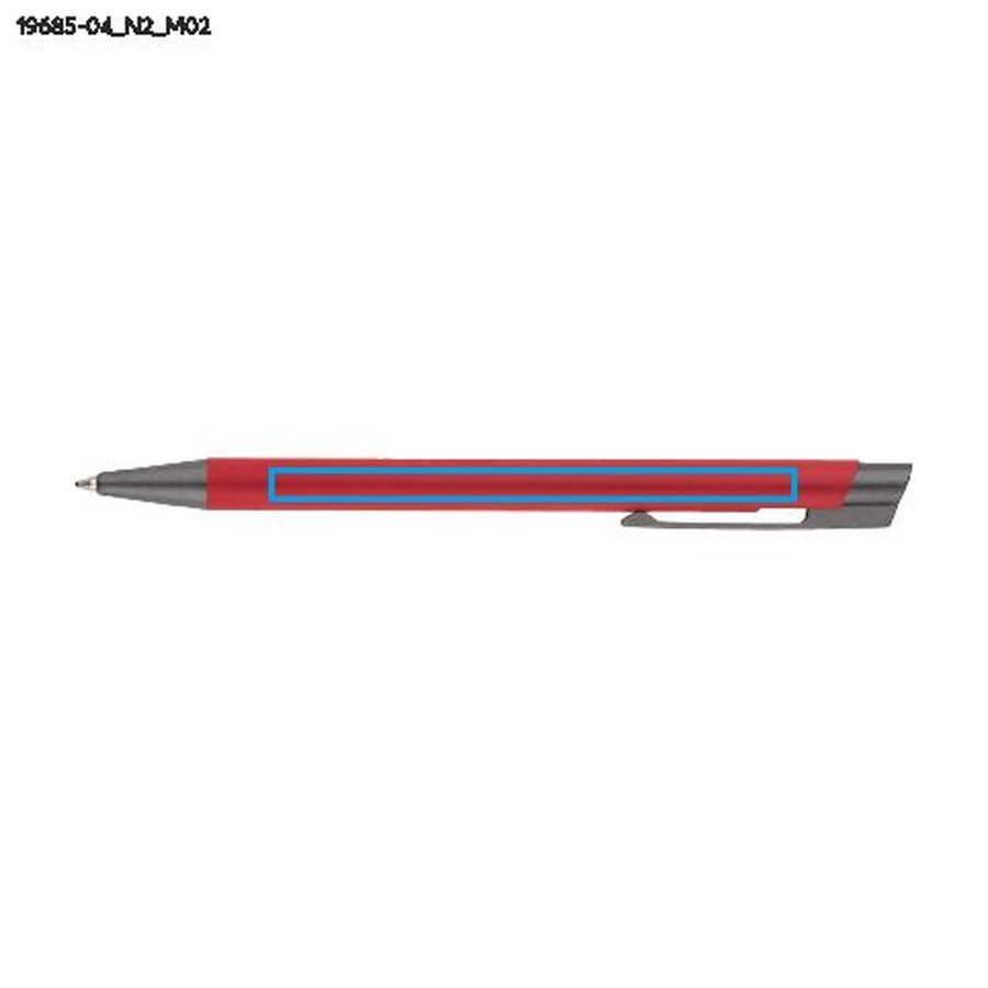 Stylo OPTIMA: Zone de marquage arrière · Tampographie