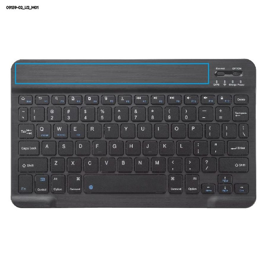 KEYGO – clavier sans fil: Zone de marquage avant · Impression UV