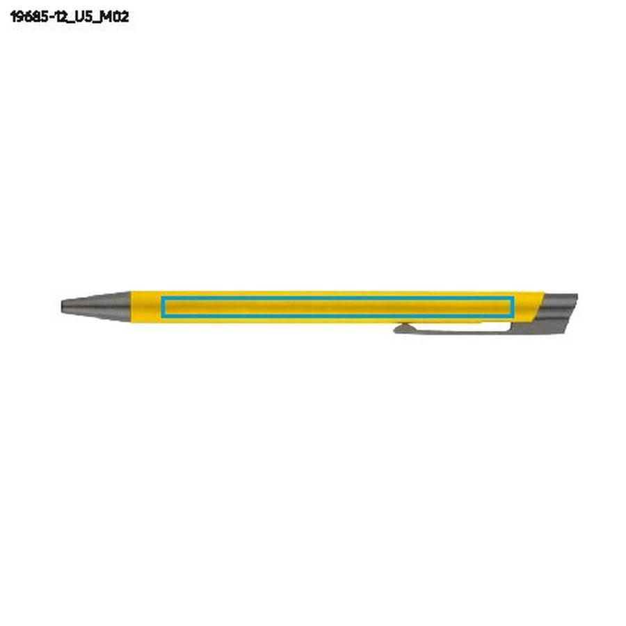 Stylo OPTIMA: Zone de marquage arrière · Impression UV
