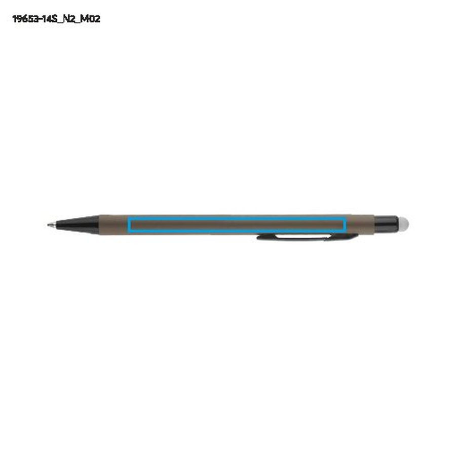 PRIM – stylo tactile: Zone de marquage arrière · Tampographie